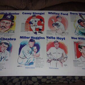 DAILY NEW NY YANKEES COLLECTIBLE PICTURES & COLLECTIBLE SPORTS MAGAZINES